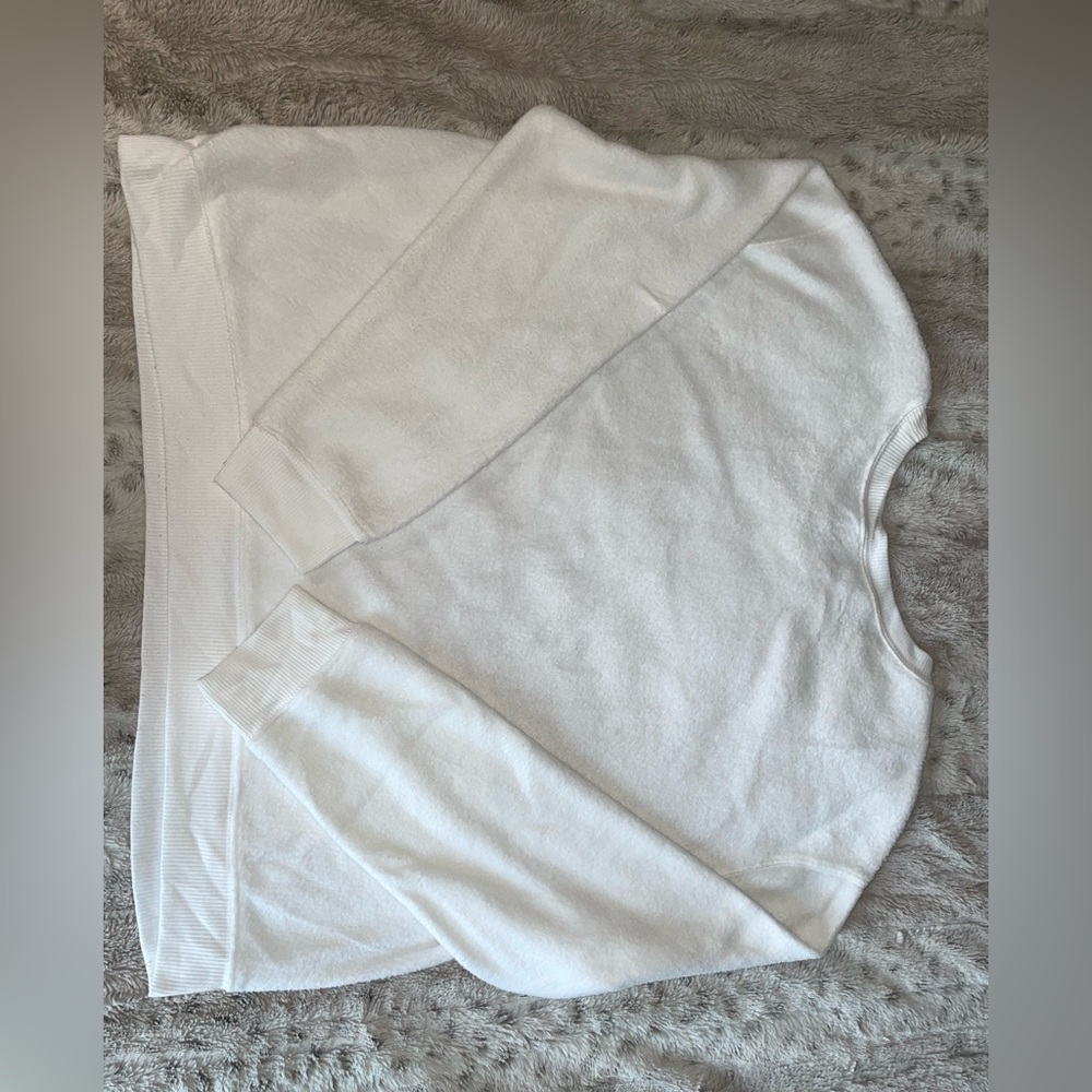 Super soft off white pull over
